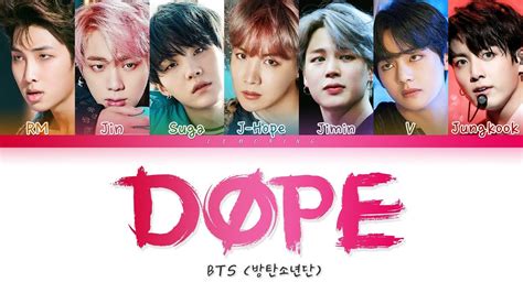 The Meaning Behind The Song: 쩔어 Dope by 방탄소년단 .